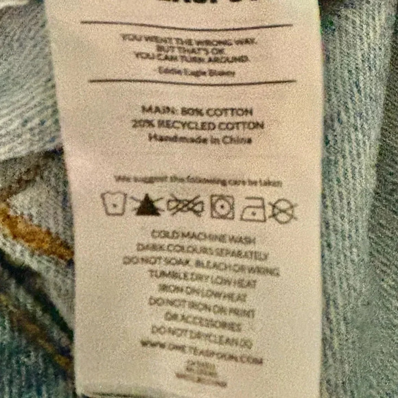 One‎ Teaspoons womens denim shorts frayed hem copper button fly 5 pocket cotton - Picture 6 of 8